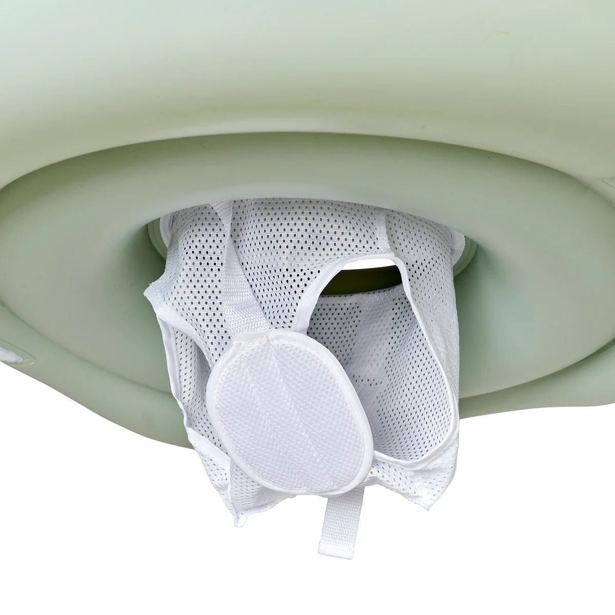 Interactive Baby Swim Seat with Canopy - Seagull Green