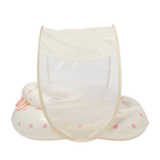 Interactive Baby Swim Seat with Canopy - Strawberry Pink