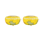 Kids Swim Armbands - Animal Print Yellow