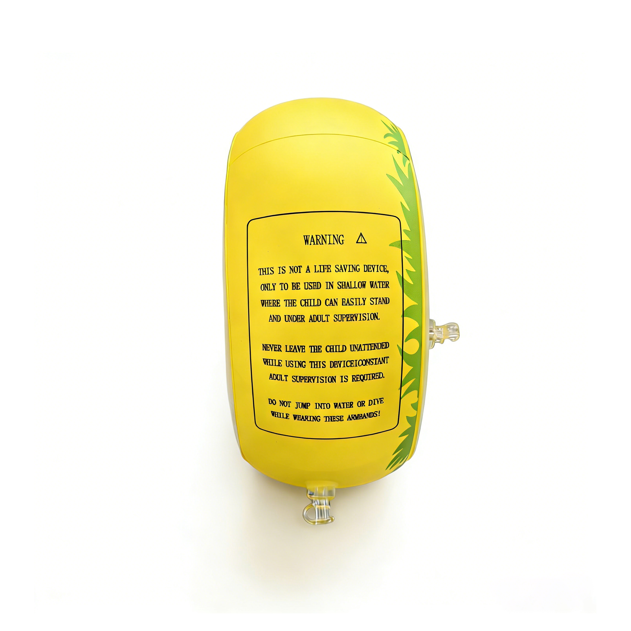 Kids Swim Armbands - Animal Print Yellow